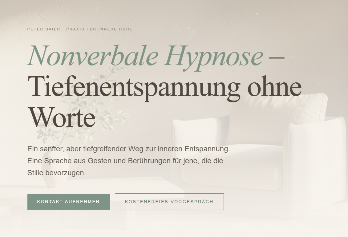 Nonverbale Hypnose