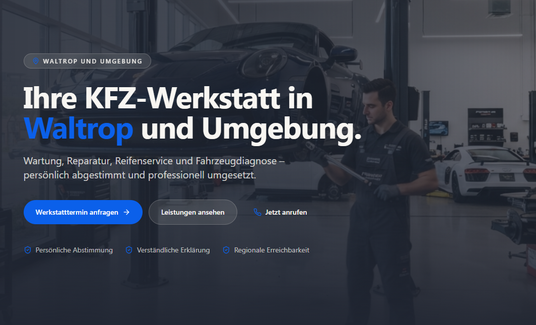 KFZ-Werkstatt in Waltrop